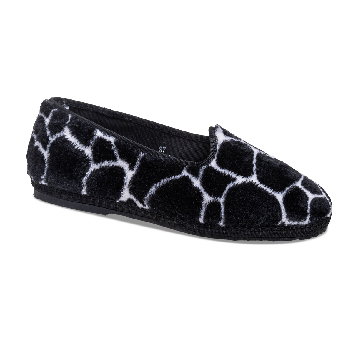 Tragara Black Giraffe Eco Fur