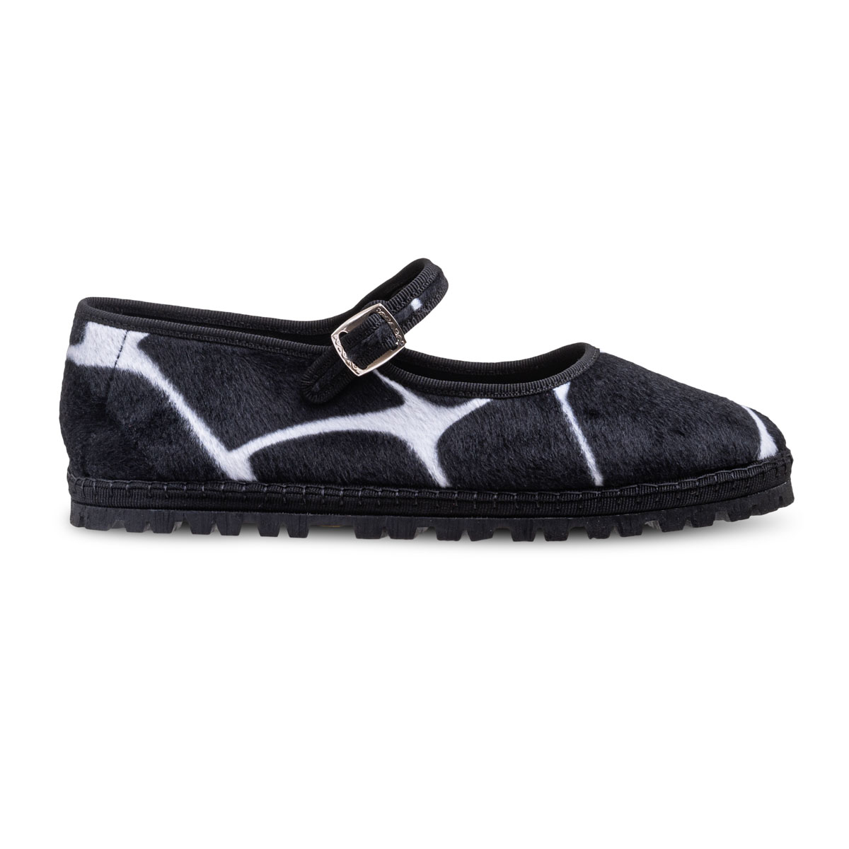 Maryjane Black Giraffe Vibram