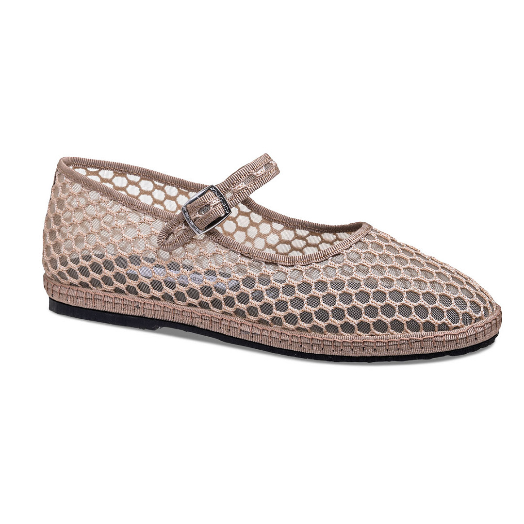 Maryjane Natural Mesh