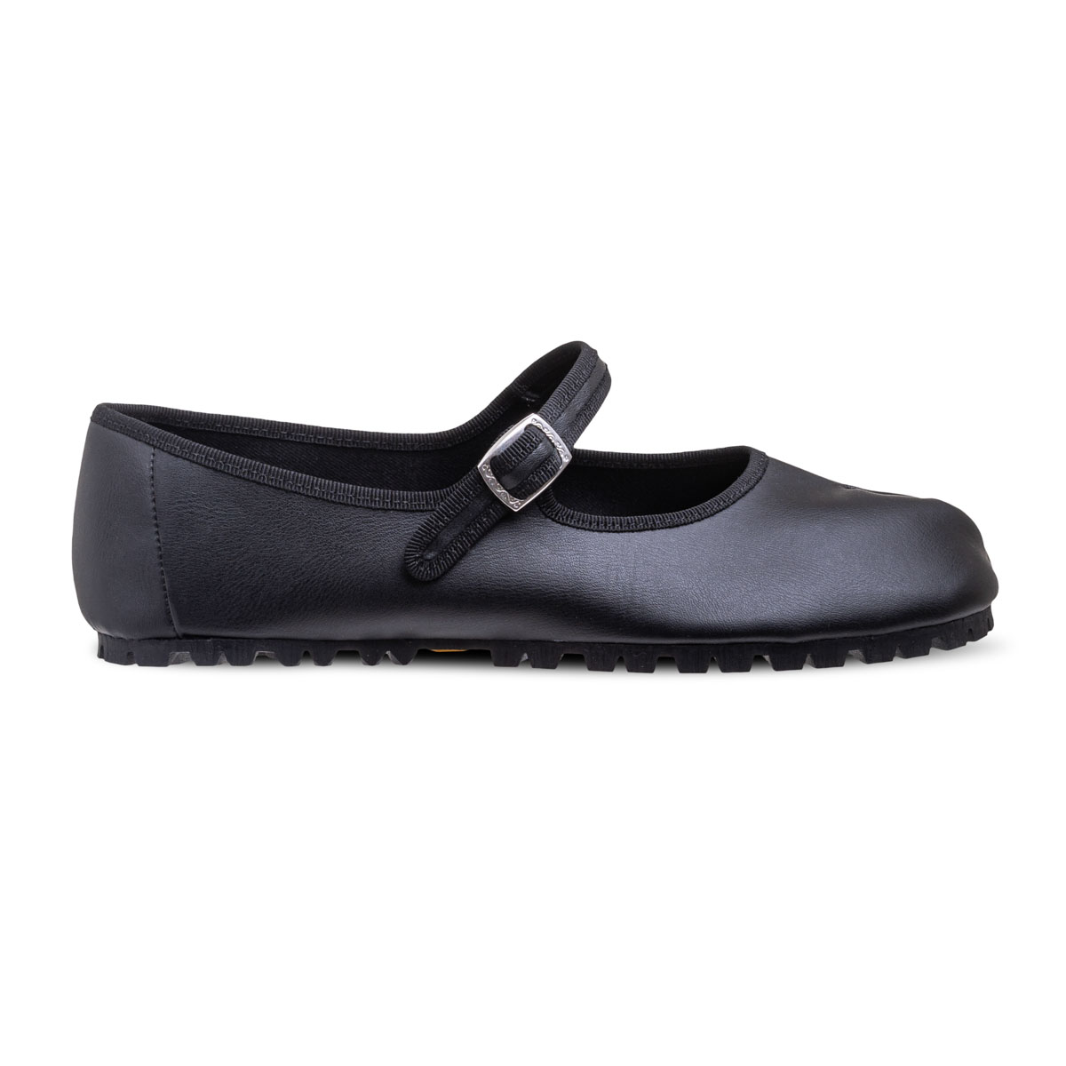 Tabi Black Eco Leather Vibram