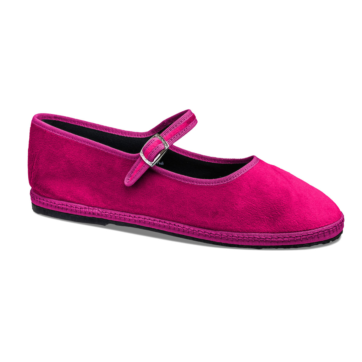 Maryjane Hot Pink Velvet