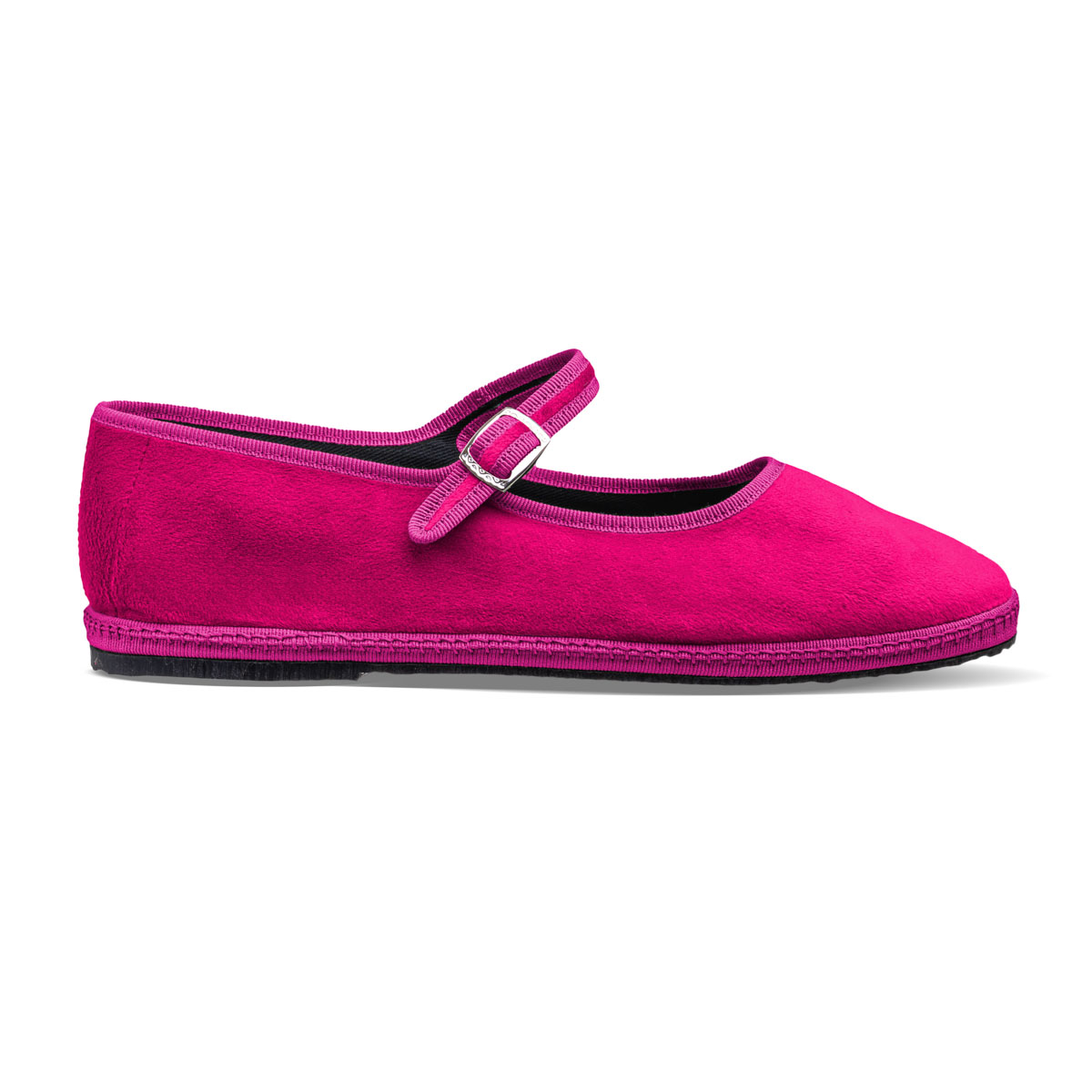 Maryjane Hot Pink Velvet