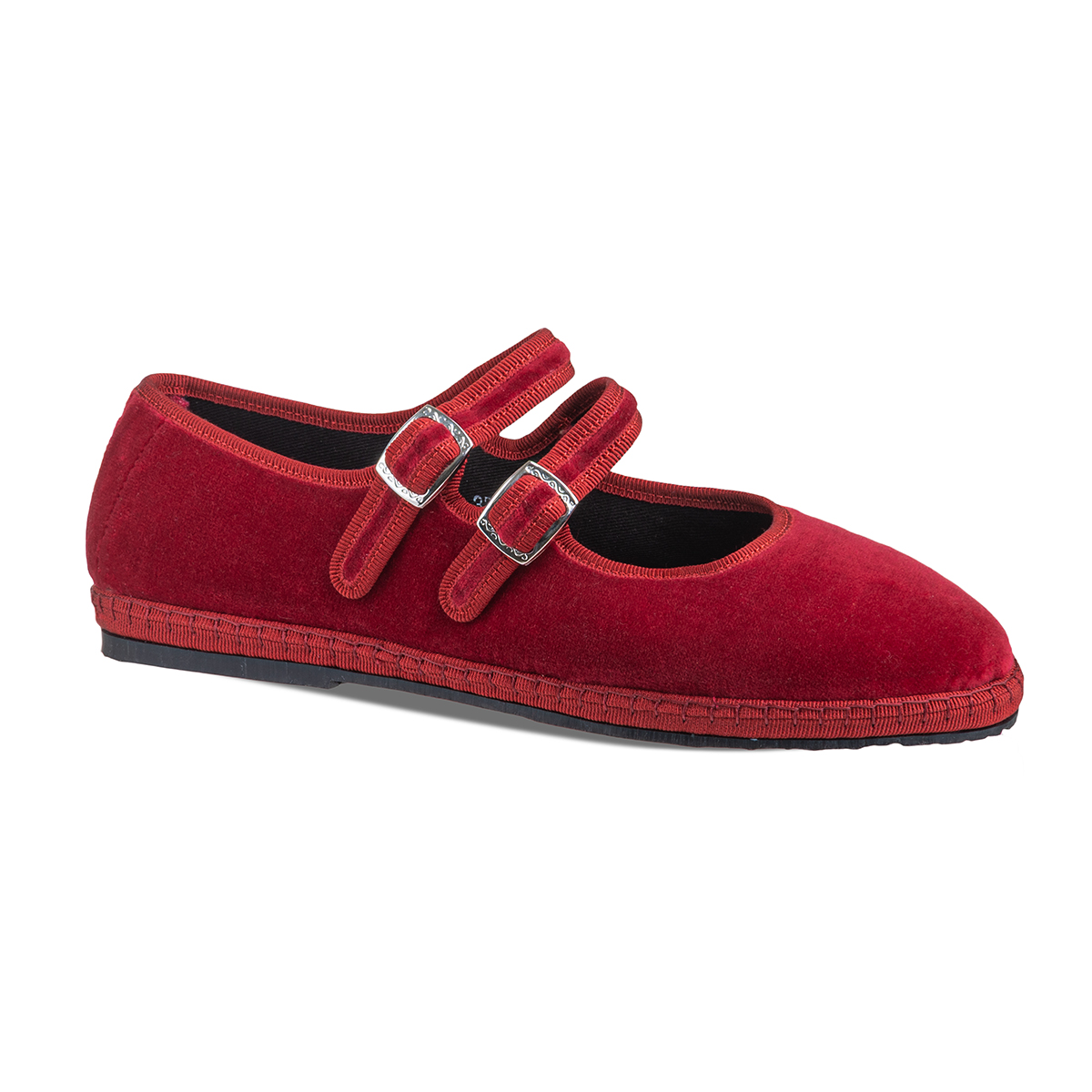 Maryjane Double Bordeaux Velvet