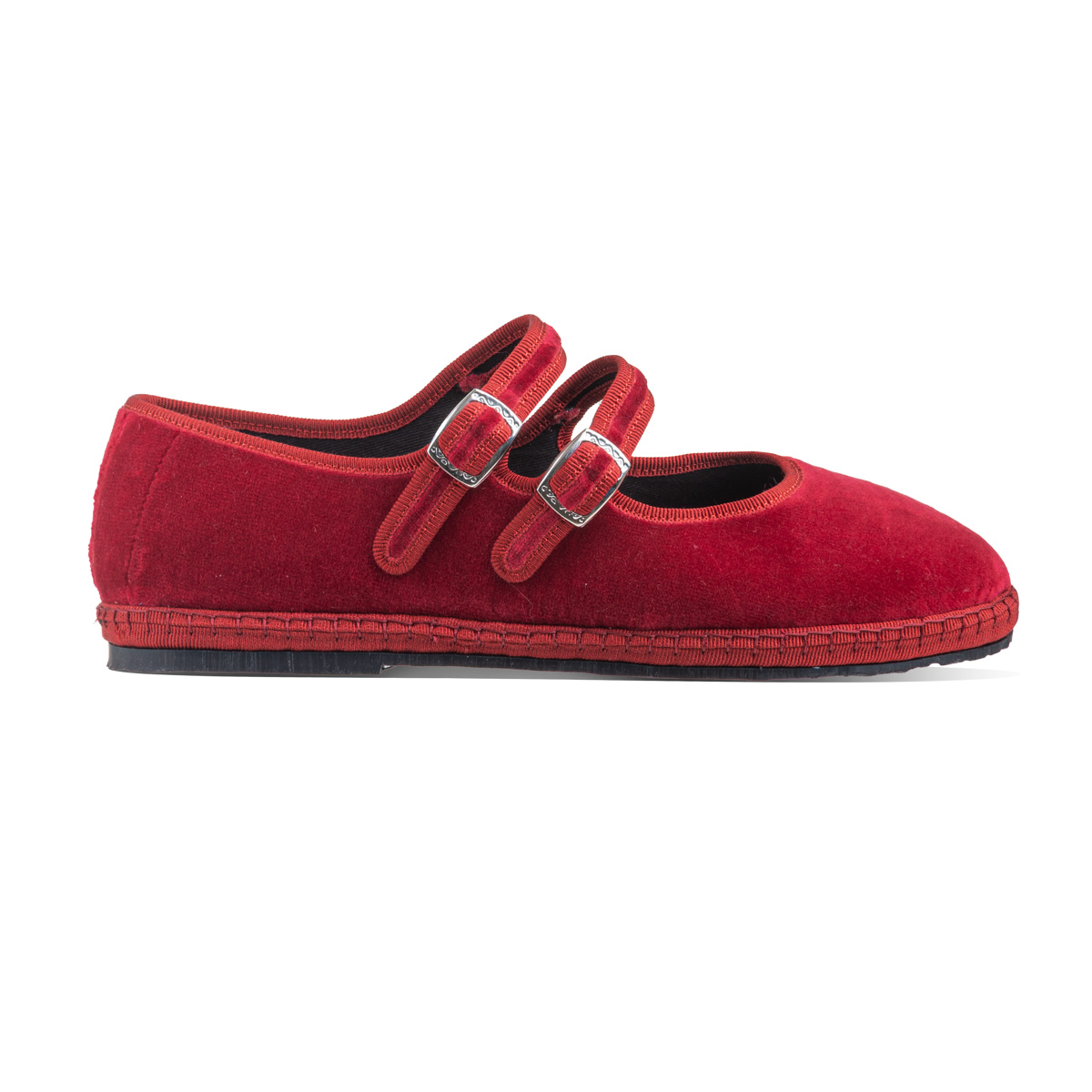 Maryjane Double Bordeaux Velvet