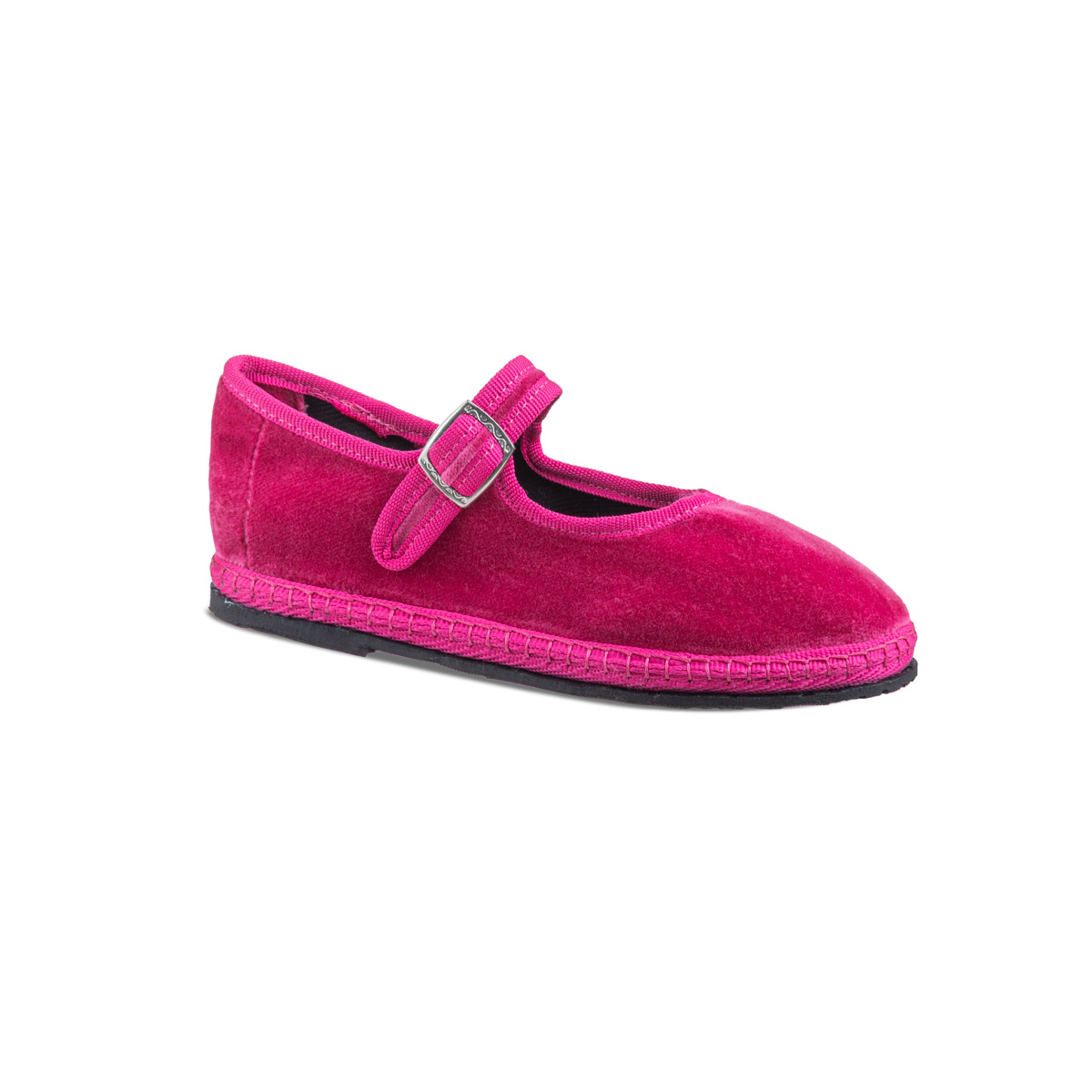 Baby Maryjane Hot Pink Velvet