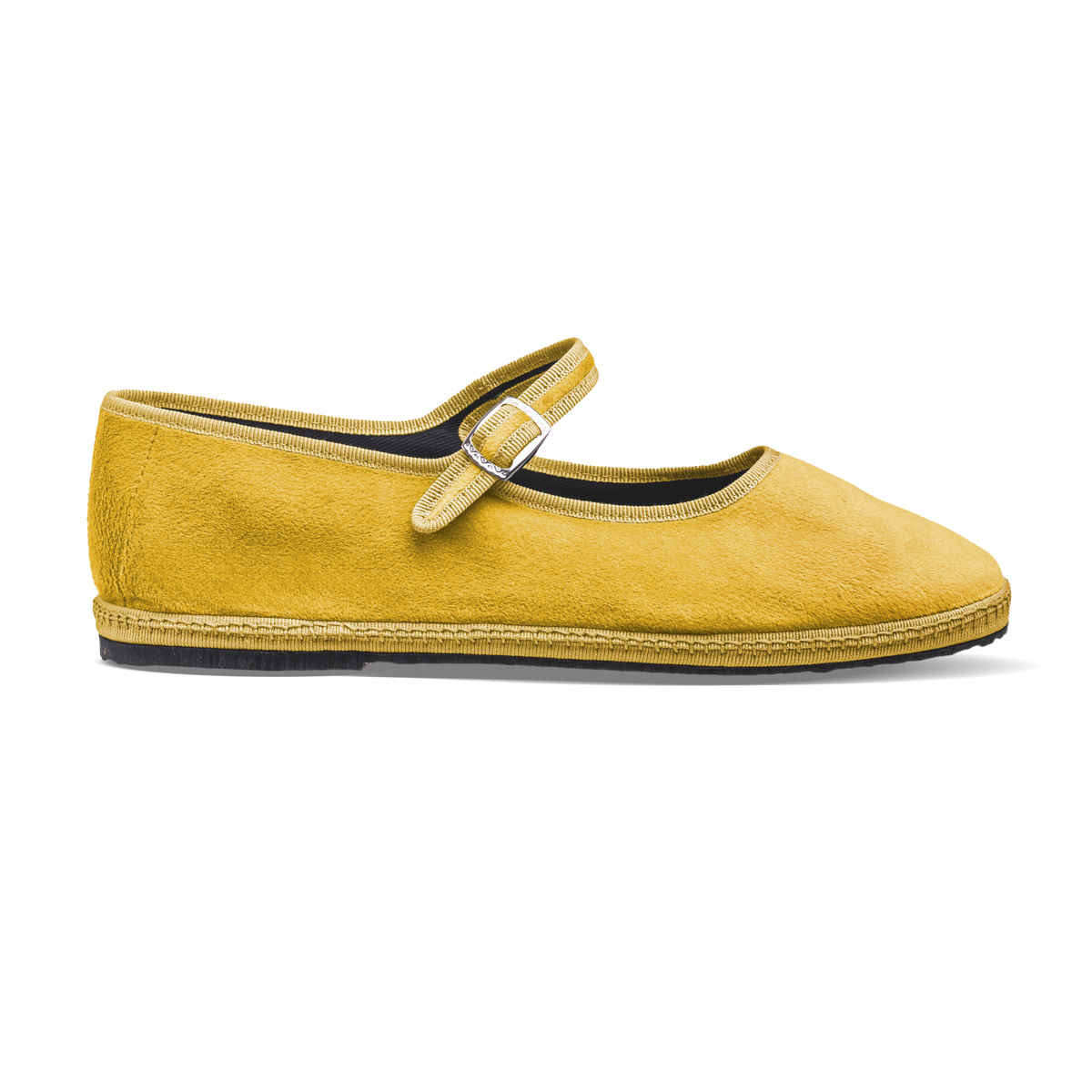 Maryjane Yellow Velvet