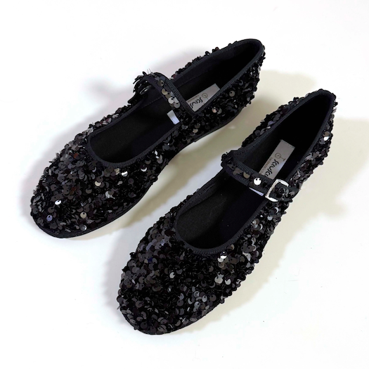 Maryjane Black Paillettes