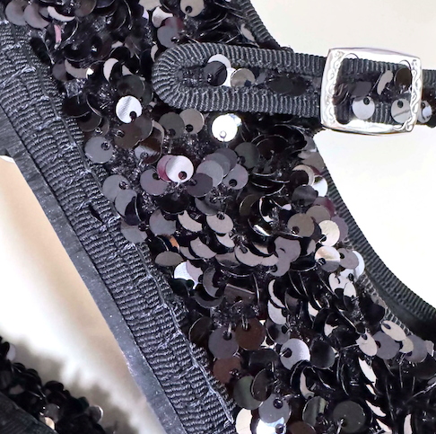 Maryjane Black Paillettes