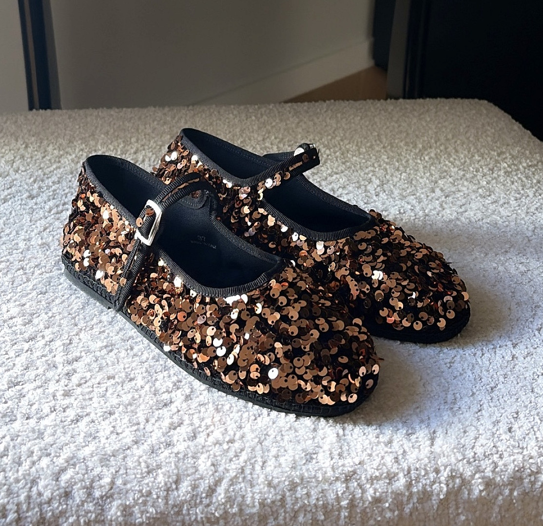 Maryjane Bronze Paillettes