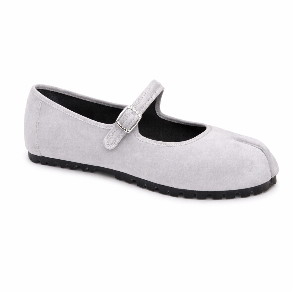 Tabi Grey Velvet Vibram