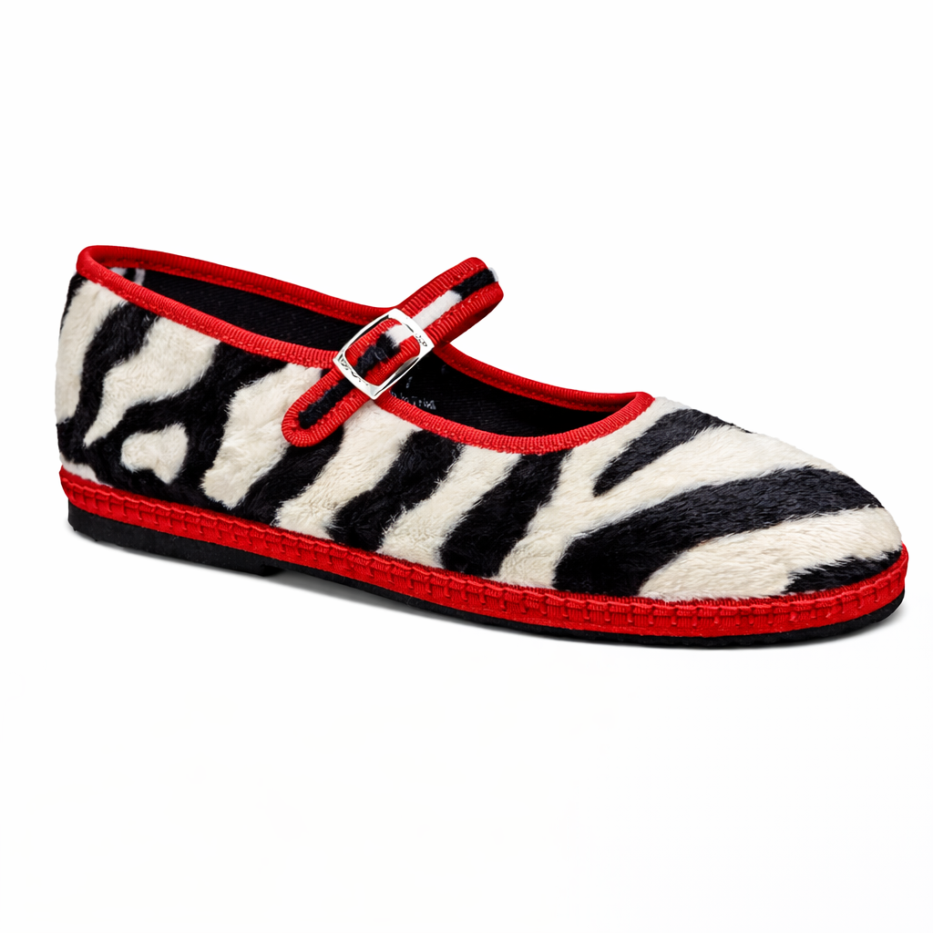 Maryjane Beige Zebra