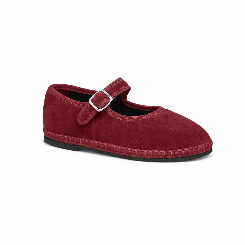 Baby Maryjane Bordeaux Velvet