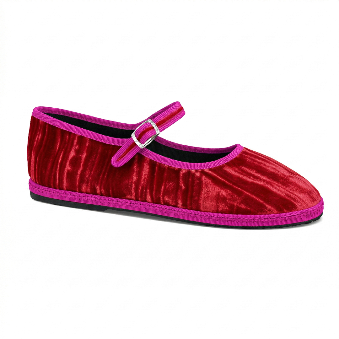 Maryjane Red Maflè Velvet
