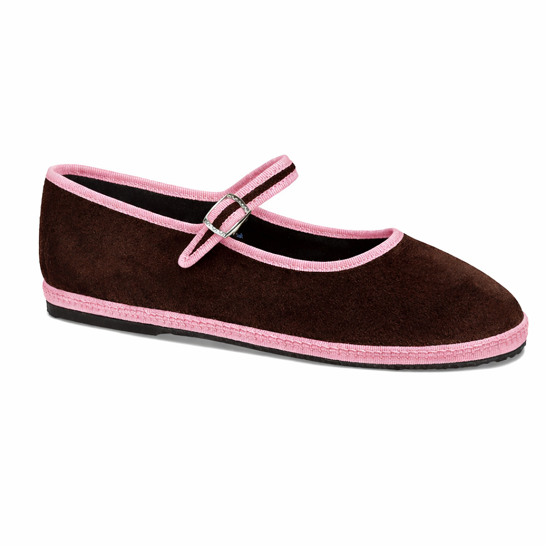 Maryjane Choco Rose Velvet